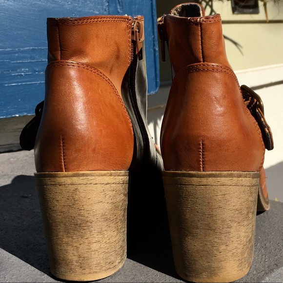 Rock & Candy Vegan Leather Wrapped Buckle Booties - Picture 7 of 13